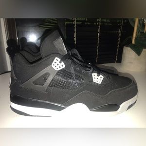 JORDAN 4 RETRO SE MID BLACK CANVAS MINT NO BOX